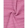 thumbnail image 5 of INSPIRE CHIC Women's Elegant Ruffle Collar Crop Cardigan Open Front Knitted Shrug Top XL Pink, 5 of 6