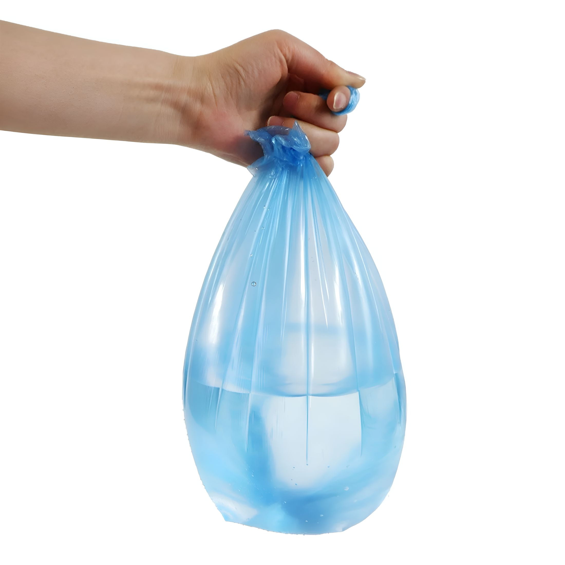 LAMIRO Trash Bags 500Pcs Random Colors Garbage Bags 25 Rolls 5 Gallon Kitchen Bathroom Trash Bag 17.7"×19.7"