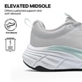 thumbnail image 4 of Zapatillas para caminar para mujer NORTIV 8 Talla 9.5 Gris Transpirables, 4 of 9