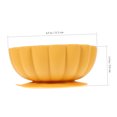 thumbnail image 5 of OUNONA Silicone Suction Flower Shaped Bowl Yellow Kitchen Use Durable Food Bowl, 5 of 5