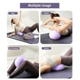 thumbnail image 5 of YR Pilates Ball 9.8 Inch Small Exercise Ball, Mini Yoga Ball for Stability, Pilates, Core Training, Physical Therapy, Purple, 5 of 8