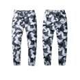 thumbnail image 4 of Pantalones tipo chándal estilo chino a cuadros, holgados, para hombre, 4 of 6