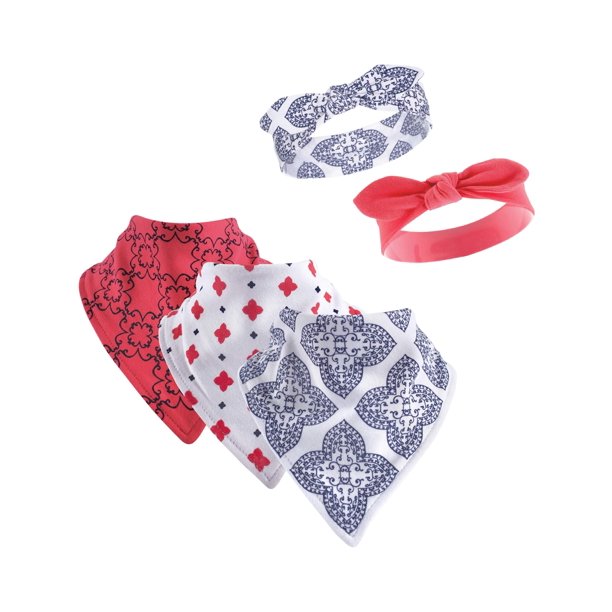 Yoga Sprout Yoga Sprout Baby Boy and Girl Bandana Bib & Accessory Set