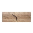 thumbnail image 1 of Reloj de pared rústico, reloj colgante, decoración práctica, rectangular, elegante reloj para Marrón claro, 1 of 9