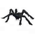 thumbnail image 2 of Halloween Giant Spider Halloween Outdoor Decoration, 23.6 in Giant Spider for Halloween Outdoor Garden, Yard, Haunted House, Halloween Party Decoration (Black), 2 of 9