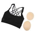thumbnail image 2 of Sujetador deportivo con espalda cruzada, elástico, transpirable, antideslizante, cómodo, para correr, Yoga, Fitness, baile, 2 of 10