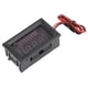 thumbnail image 5 of Voltímetro de batería de litio con pantalla de medidor de voltaje de equipo eléctrico digital de CC 12 V-60 V (rojo), 5 of 8