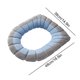 thumbnail image 1 of Fdgsdf - Funda de asiento de inodoro más gruesa, suave y cálida, de tela de fibra elástica y lavable, fácil de instalar y cómoda., 1 of 3