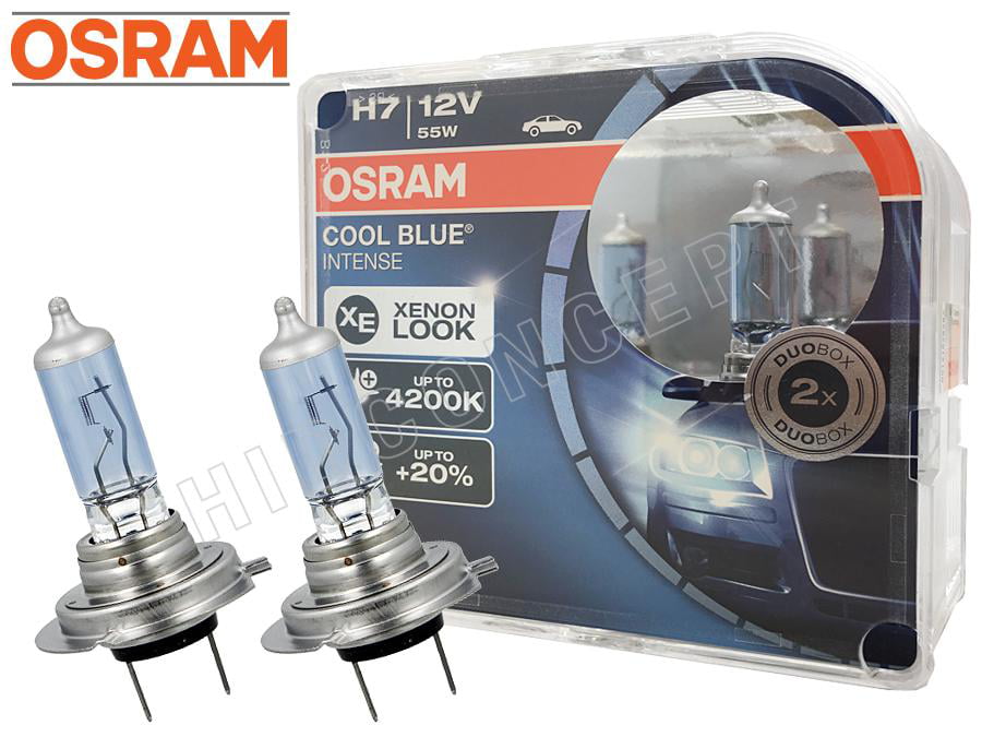 2x Audi A4 B7 H7 Genuine Osram Cool Blue Intense High Main Beam Headlight Bulbs