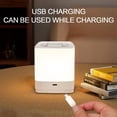 thumbnail image 6 of Multifunctional USB Rechargeable Touch LED Night Light - Cozy Atmosphere Bedside Lamp - Perfect to enhance bedroom ambience - Soft soothing light creates a relaxing environment, 6 of 7