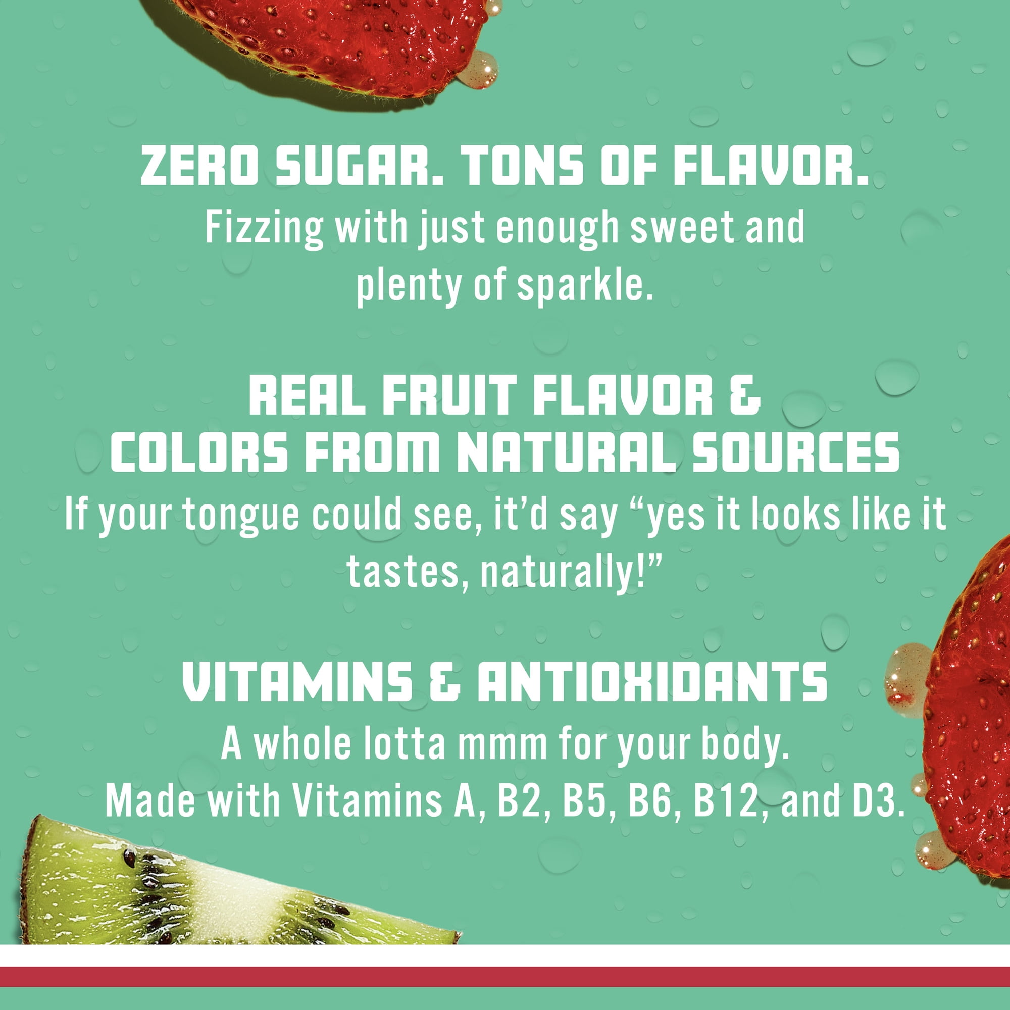 Sparkling Ice® Naturally Flavored Sparkling Water, Kiwi Strawberry 17 Fl oz