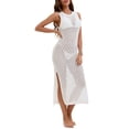 thumbnail image 5 of Beach Cover Ups for Women 2025 Crewneck Tank Strap Swimsuit Cover Up Sexy Side Split Hem Swim Cover Ups Shermie, 5 of 6