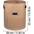 thumbnail image 3 of Paquete de 3 bolsas para plantas, bolsas En P, bolsas para plantas no tejidas, bolsas para patatas, bolsas para plantas con Ow y S, para patatas, zanahorias y tomates, 3 of 5