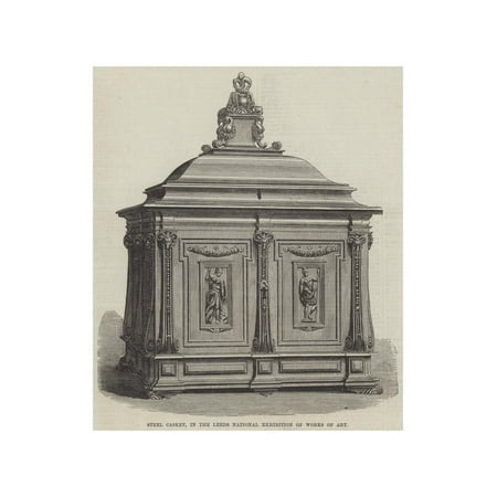 Steel Casket - Steel Casket, in the Leeds National Exhibition of Works of Art Print Wall Art