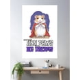 thumbnail image 2 of Tiny Paws, Big Dreams: Superhero Hamster Design – Cute And Motivational Art Poster Wall Art, Modern Wall Decor, 12x18 UNFRAMED, 2 of 3