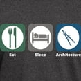 thumbnail image 3 of CafePress - Eat Sleep Architecture Dark T Shirt - Men's Classic Graphic Cotton T-Shirt, 3 of 4