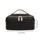 thumbnail image 3 of Bolsa de cosméticos de viaje Bolsa organizadora de artículos de tocador para mujer, impermeable, de cuero PU, multifuncional para hombres y mujeres, 3 of 3