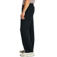 thumbnail image 2 of Hanes Essentials Men's Cotton Jersey Pants, 32" Black M, 2 of 4