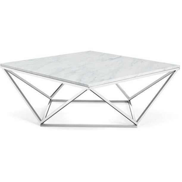 Skyler Chrome Coffee Table Color Finish Style Contemporary Com - Contemporary Chrome Coffee Tables Skyler Chrome Coffee Table Color Finish Style Contemporary Com - Contemporary Chrome Coffee Tables