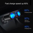 thumbnail image 2 of Muyoka Enchufe de encendedor de cigarrillos de coche de 12 V Adaptador USB dual de 2 v铆as Divisor de enchufe de cargador, 2 of 7