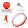thumbnail image 5 of Uxcell 0.3" x 26 FT Reflective Tape High Viscosity Adhesive Tape Waterproof Warning Roll Reflective Strip 4 Pcs Red, 5 of 6