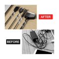 thumbnail image 5 of Organizador de cables Yashi autoadhesivo Transparente con Clip doble para cables, 5 of 5