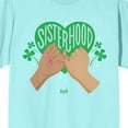 thumbnail image 2 of Luck Movie Sisterhood Crew Neck Short Sleeve Celadon Women's T-shirt-3XL, 2 of 3
