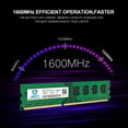 thumbnail image 3 of 16 Gb (2 X 8 Gb) Pc3-12800U Ddr3-1600 Udimm 2Rx8 Dimm Ram Ddr3 8 Gb 1600 Mhz Sdram 240 Pines 1,5 V Cl11 Kit De Memoria Para Pc De Escritorio Sin Ecc, 3 of 5
