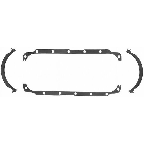 Oil Pan Gasket Set - Compatible with 1987 - 1991 Dodge Dakota 3.9L V6 1988 1989 1990