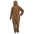 thumbnail image 2 of Just Love Adult Bodysuit with Animal Prints / Pajamas (Giraffe, XX-Large), 2 of 6