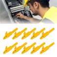 thumbnail image 4 of Abrazadera De Prueba, 10 Piezas Clip De Seguridad Aislado Fácil Operación Ligero Alta Precisión Con Toma De Conector Tipo Banana De 4 Mm Para Bote Para Camión Para Automóvil, 4 of 8