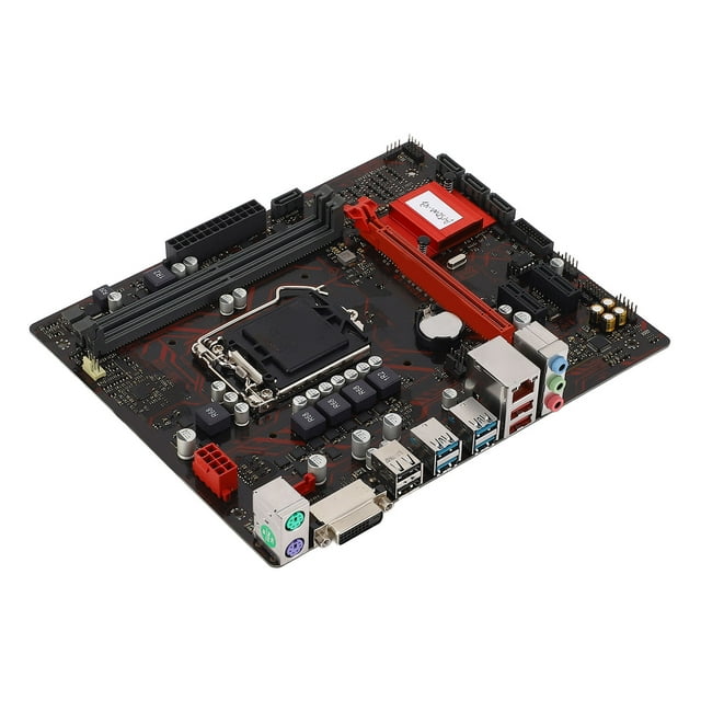 Placa Base Para Juegos M-ATX, Placa Base Para Computadora De Escritorio Ranura Para CPU LGA 1151 PCI-E 3.0 Fuente De Alimentación De 5 Fases Para CPU Core I7 I5 I3 Pentium Celeron
