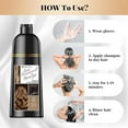thumbnail image 5 of Hair Dye Shampoo 3-in-1, Semi-Permanent Gray Hair Coverage, Color Depositing Shampoo for Women & Men, Vegan, Ammonia-Free (GOLDEN BROWN), 5 of 5