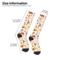 thumbnail image 3 of Bingfone Compression Socks for Women and Men Long Socks for Running Athletic Cycling Nurse-UAE Travel1, 3 of 8