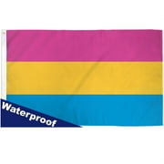 2x3 Pansexual Waterproof Flag Gay Pride LGBTQ Omnisexual Outdoor Banner New