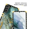thumbnail image 5 of FKBRCL4U Compatible with Samsung Galaxy S21 Plus Case, Golden Texture Marble Veining Luxury Golden Decoration for Girl Women Soft TPU Shockproof Protective Hard PC Back, 5 of 7