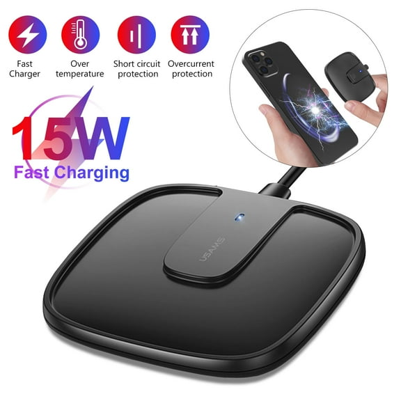 Magnetic Wireless Charger, TSV 15W Fast Wireless Charging Magnet Pad Compatible with iPhone 12, 12 Pro Max, 11, Samsung S20 Plus, S20 Ultra, Note 20