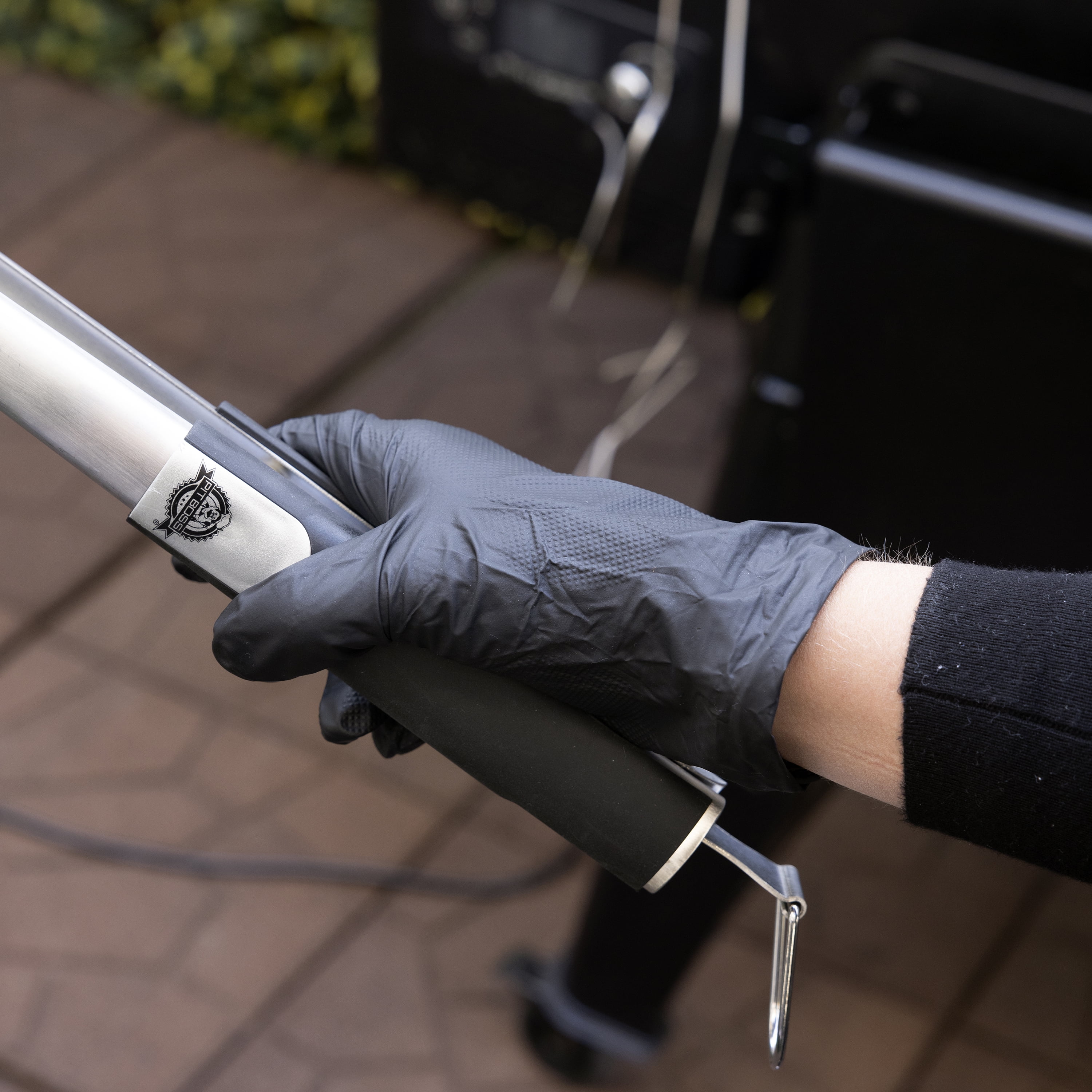 Pit Boss 30 Pack Nitrile Disposable Gloves with 2 Cotton Liner Grill Gloves