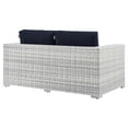 thumbnail image 4 of Modway Convene Outdoor Patio Loveseat in Light Gray Navy, 4 of 8