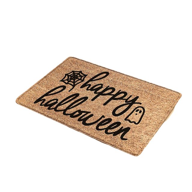 Felpudo creativo de Halloween, alfombra para puerta delantera del hogar, absorbente multiusos