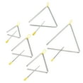 thumbnail image 1 of Unique Bargains Musical Steel Triangle Percussion, 1 Pcs for Drum Set, 1 of 4
