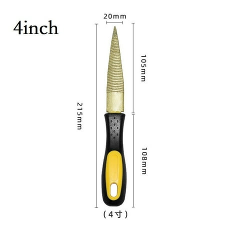 

4-10Inch Semicircular Redwood File Wooden Rasp File Wood Carving Steel File 4Inch
