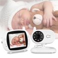 thumbnail image 4 of Cámara Para Bebés De Alta Resolución Monitor Para Bebés De 3,5 Pulgadas Cámara De Audio Bidireccional Video Inalámbrico Para Bebés Yuarrent AF001042-02, 4 of 6