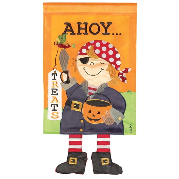 Magnolia Gardens M011623 30 x 44 in. Pirate Garden Flag