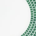 thumbnail image 4 of Fennco Styles Tile Border Decorative Charger Plates 13" Round, Set of 4 - Green Table Chargers for Dining Table, Wedding, Holiday & Event Décor, 4 of 5