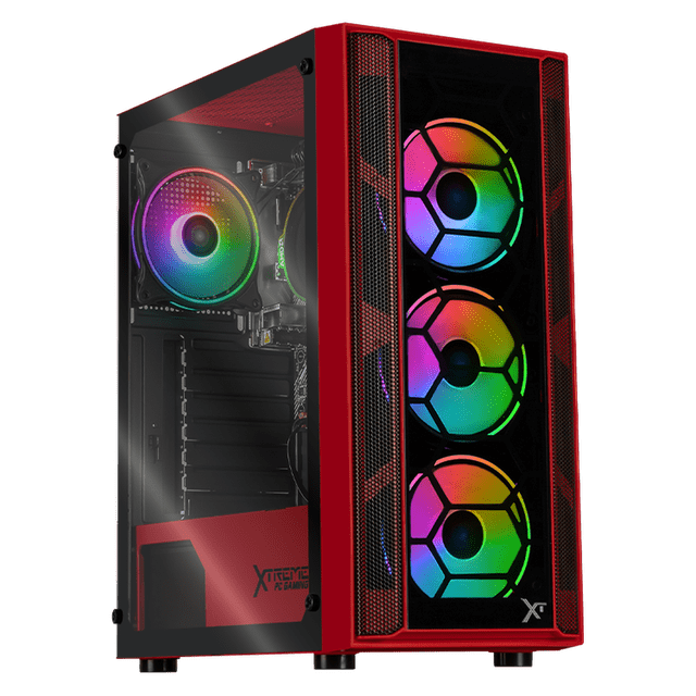 Xtreme PC Gaming AMD Radeon Vega Renoir Ryzen 7 5700G 32GB SSD 1TB WIFI Red