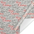thumbnail image 2 of Merry Christmas Script Rolled Wrapping Paper Premium Thick Gift Wrap Roll Gift Wraping Paper for Christmas Decor, 23x58in, 2 of 4
