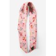 thumbnail image 2 of Bimba Pink Leaves & Tulip Floral Pure Silk Printed Scarf Dupatta Head Neck Wrap Bandanas For Women 40 x 40 Inches, 2 of 6
