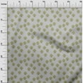 thumbnail image 2 of oneOone Cotton Cambric Light Gray Fabric Floral & Flying Swan Block Quilting Supplies Print Sewing Fabric By The Yard 56 Inch Wide, 2 of 4