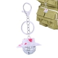 thumbnail image 5 of Mini Disco Ball | Mirror Disco Ball Keychain | Cowboy Hat Car Charm Rear View Mirror Decor Disco Ball-Bling Keychain Bag Decoration, 5 of 9